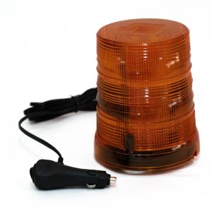coh 0031 baliza led magnetica cilindrica ambar spire 100tm a 12 24vdc