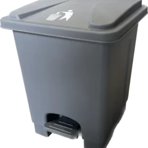 coh 0180 basurero 15 l con pedal gris
