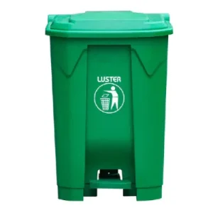 coh 0181 basurero 50 l verde con pedal